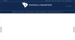 Desktop Screenshot of foothillspresbytery.org